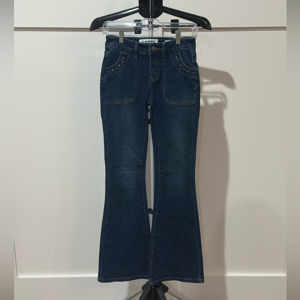 PTCL Dark Denim Flare Jeans